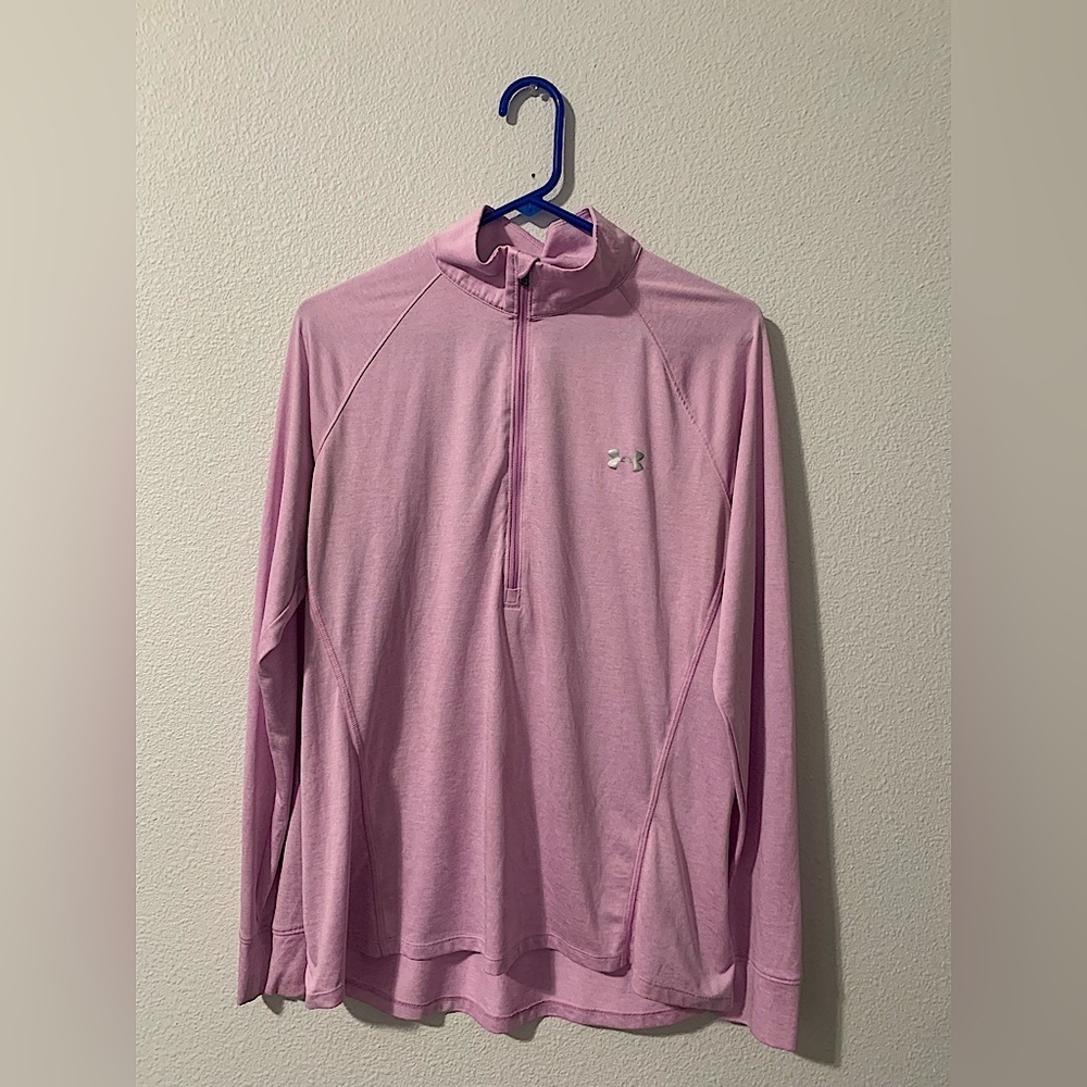 Under Armour Light Pink Half Zip Jacket
